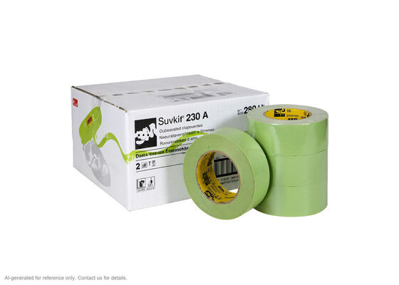 3M Scotch 233+ | Green Crepe Paper | 0.17 mm | 121 °C for 30 min | Collision Repair Grade देने वाला