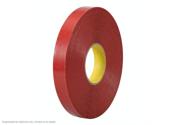 3M VHB 4910 | 1.0 mm Solid Acrylic Foam | Clear | Red PE Liner | 960 kg/m³ देने वाला