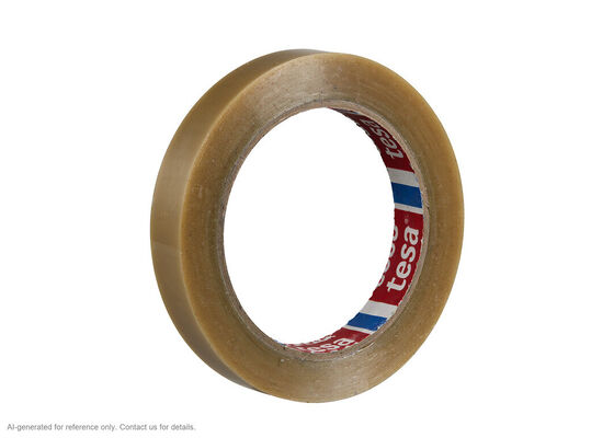 tesa 4124 | 65 µm PVC Film | Natural Rubber | 60 N/cm Tensile | Medium to Heavy Cartons देने वाला